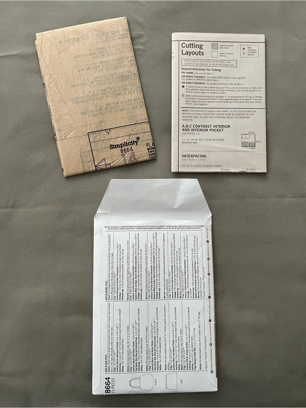 Simplicity sew three
